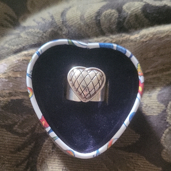 Brighton Jewelry - Brighton Heart Ring One Size Beautful In Case Bagged Last One Five Stars